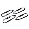 Black Applique Kit for Fortuner 2016-19 Set of 5 Items