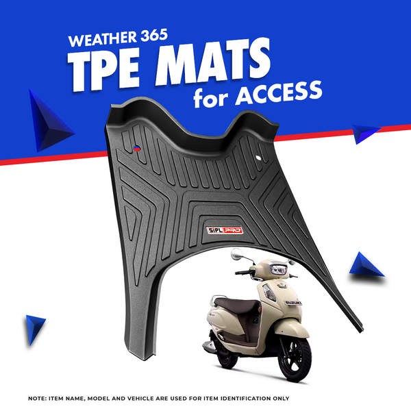Two Wheeler Floor Mats for Suzuki Access (2025 January - present)