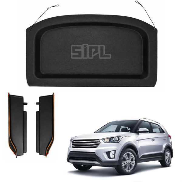 SIPL BPT Car Parcel Tray for Hyundai Creta 2015–20 (Jan) With Bracket | Custom Fit