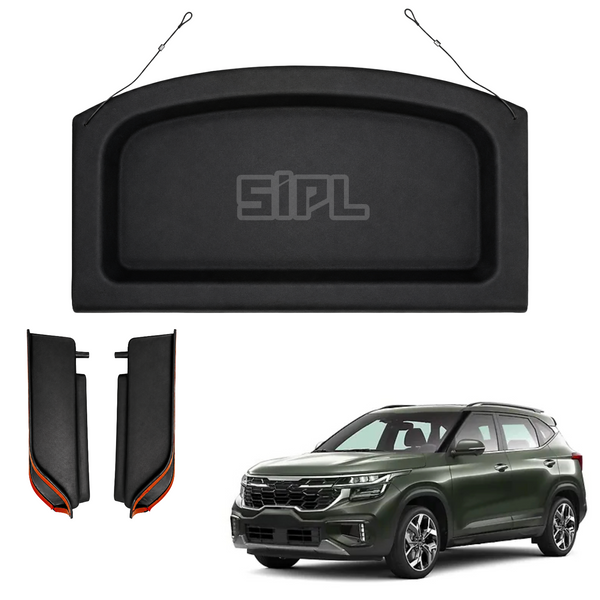 SIPL BPT Car Parcel Tray for Kia Seltos 2023-Present | Custom Fit With Bracket