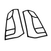Black Applique Kit for Wagon-R 2013 Set of 5 Items