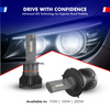 Car LED Headlights 150W Double Beam