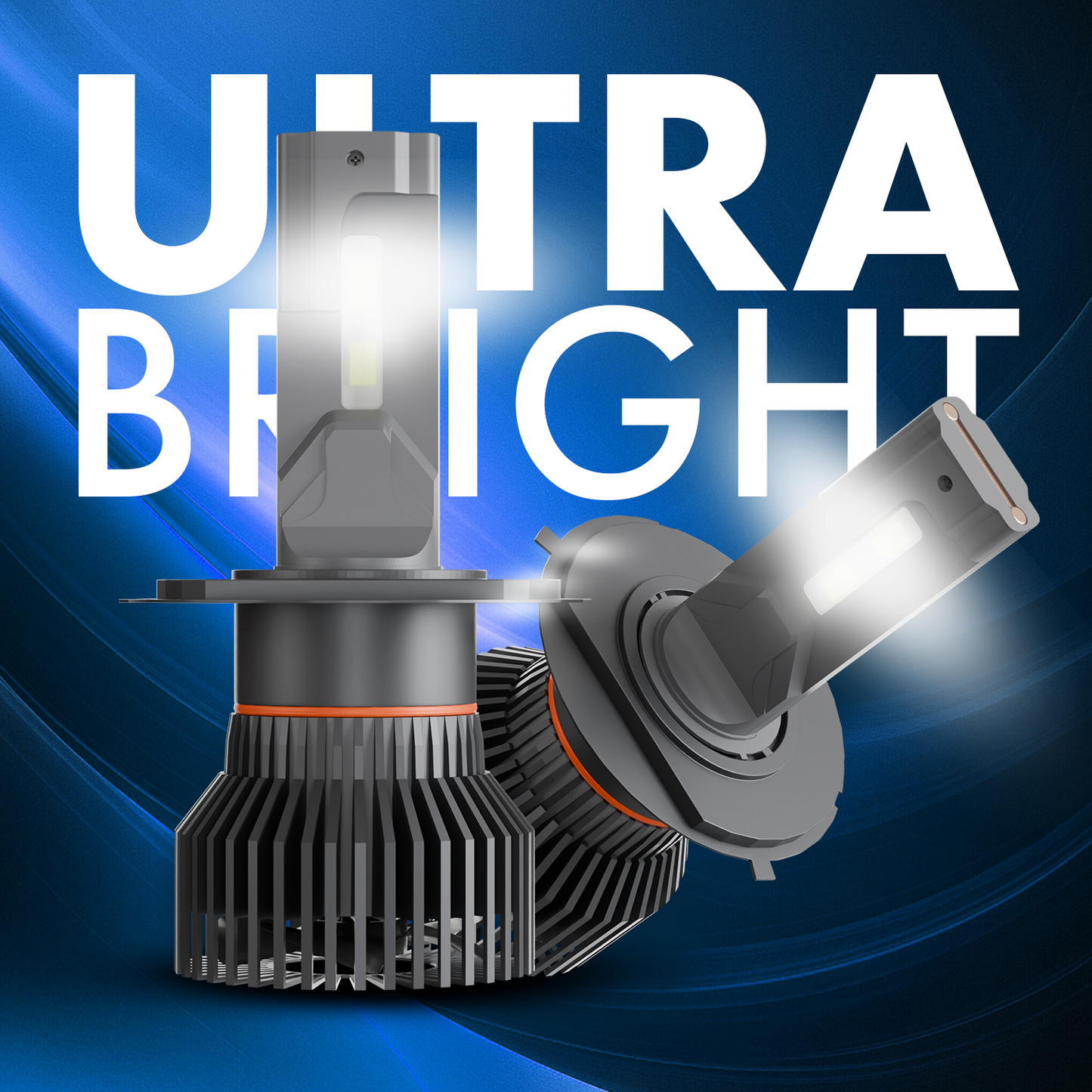 Car LED Headlights 150W Double Beam