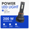 Car LED Headlights 200W Single Beam