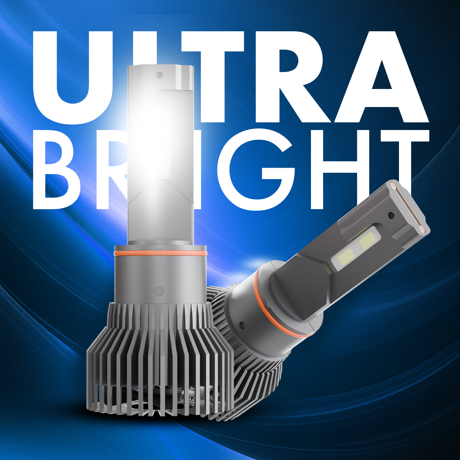 Car LED Headlights 200W Single Beam