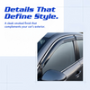 SIPL DRV Door Rain Visor Chromeline For Hyundai Alcazar (2021-2024)