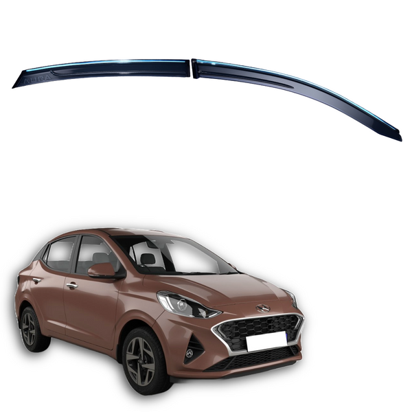 Door Visor Chromeline For Hyundai Aura (2019) Onwards