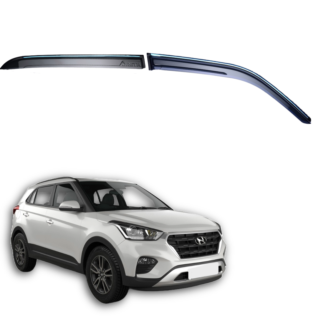 Door Visor Chromeline For Hyundai Creta