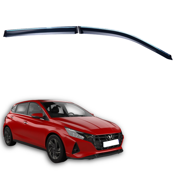 Door Visor Chromeline For Hyundai i20 (2020 Feb) Onwards