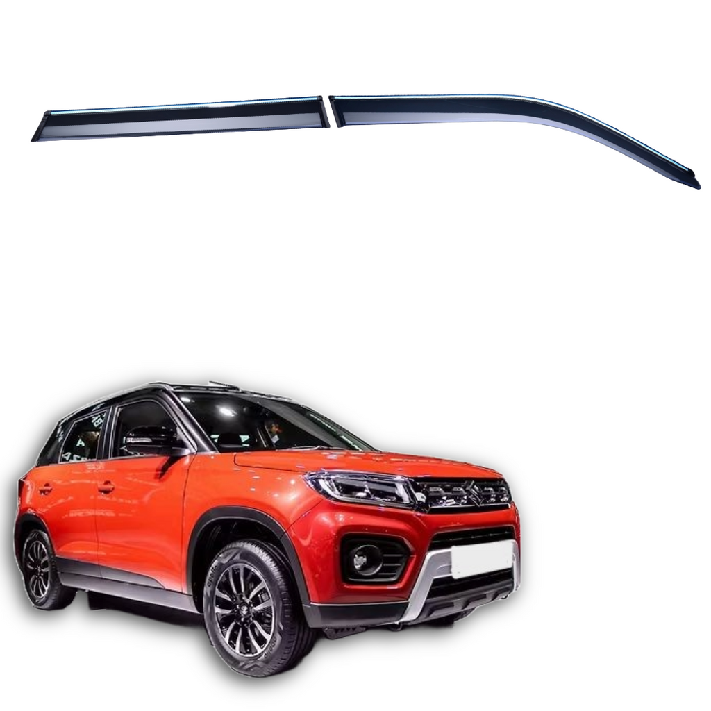 Door Visor Chromeline for Suzuki Brezza (2016–2022)