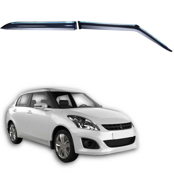 Door Visor Chromeline For Suzuki Dzire (2012-17 April)