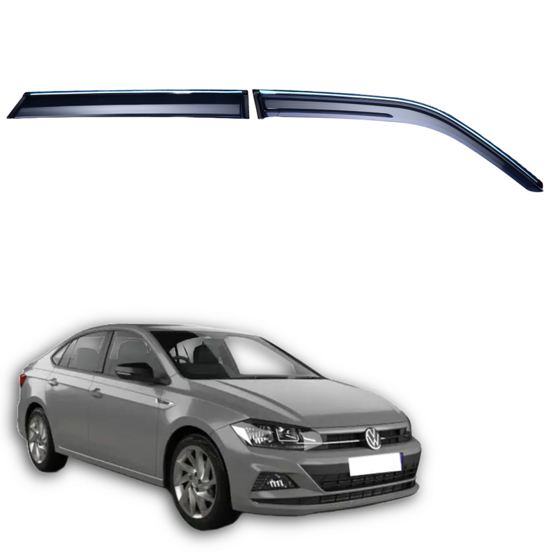  Door Visor Chromeline For volkswagen VIRTUS
