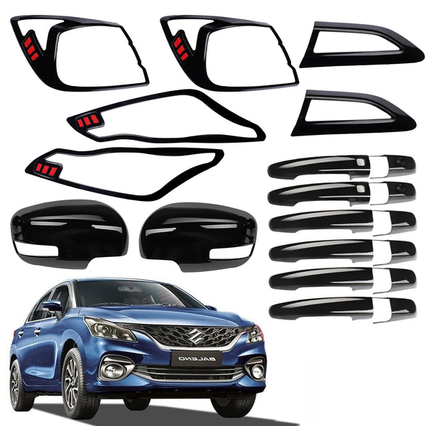 Black Applique Kit for Baleno 2022+ Set of 5 Items