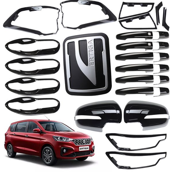 Black Applique Kit for Ertiga 2019+ Set of 5 Items