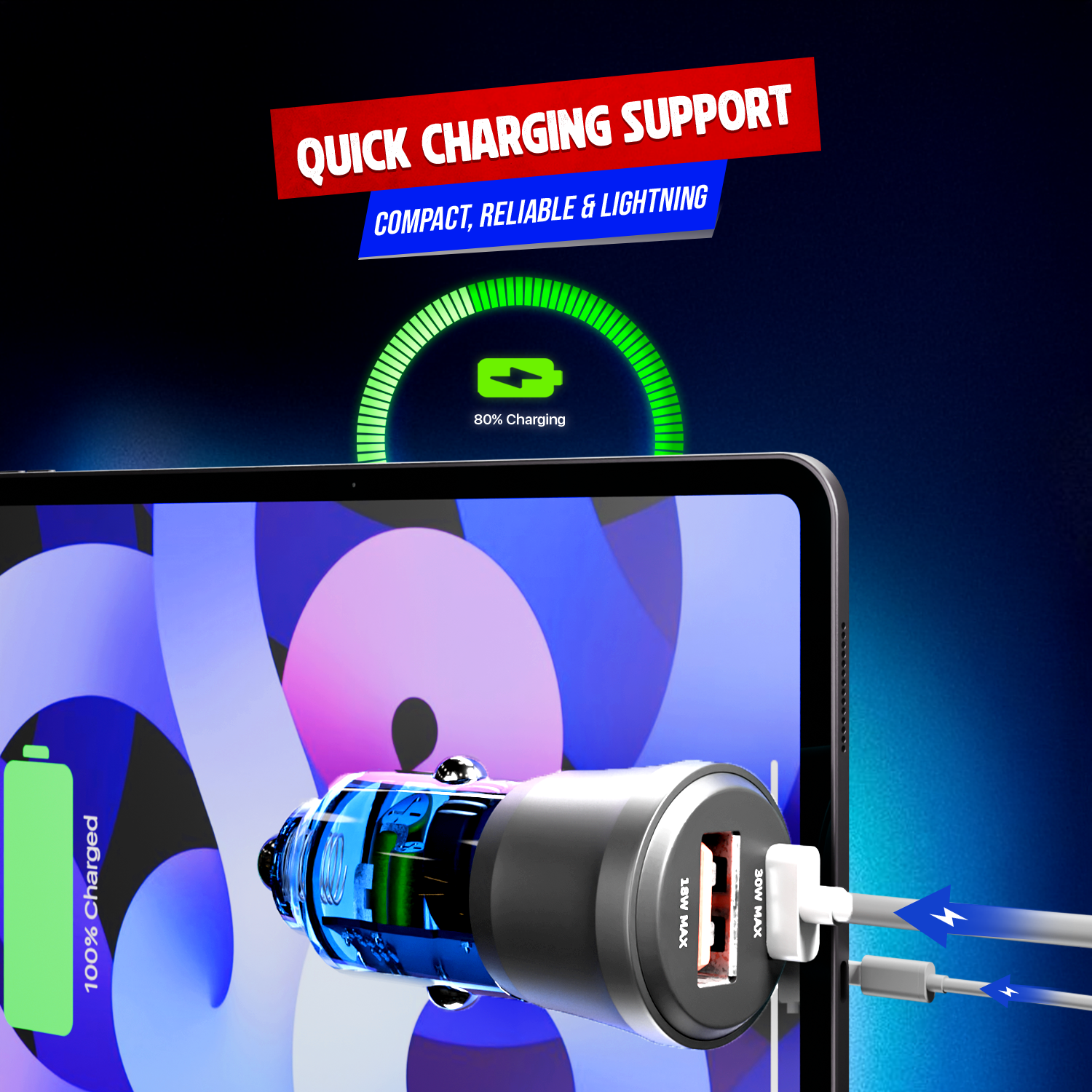 Mobile Car Charger 48W