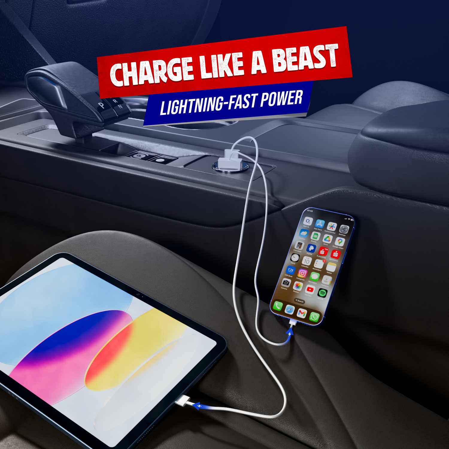 Mobile Car Charger 65W