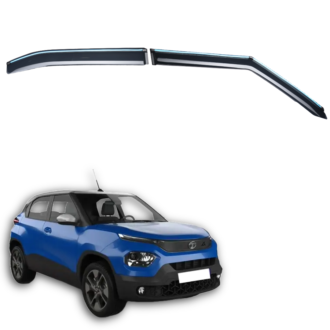 Door Visor Chromeline For tata punch