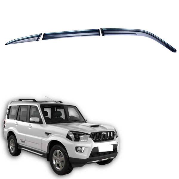 Door Visor Chromeline For Mahindra	Scorpio (2014-2017) (Clasic)