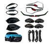 SIPL BSK Black Styling Kits for Altroz | Black Applique Kit Set of 6 Items