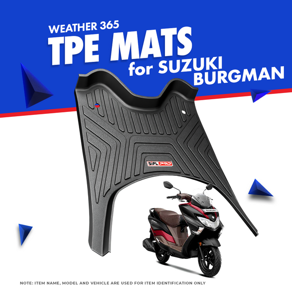 Two Wheeler Floor Mats for Suzuki Burgman