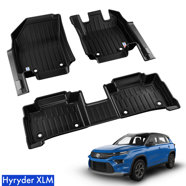 Toyota Urban Cruiser Hyryder XLM TPE Floor Mats | 3X Coverage