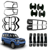 SIPL Car Garnish Kit for Mahindra Scorpio 2014-21 Black Styling Kit