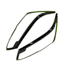 SIPL Car Garnish Kit for Mahindra XUV 300 (Head Light) Black Styling Kit