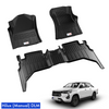 SIPL DLM Car Floor Mats For Toyota Hilux Manual | Custom Fit 3D Floor Liners