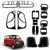 SIPL BSK Black Styling Kits for Eeco | Black Applique Kit Set of 5 Items