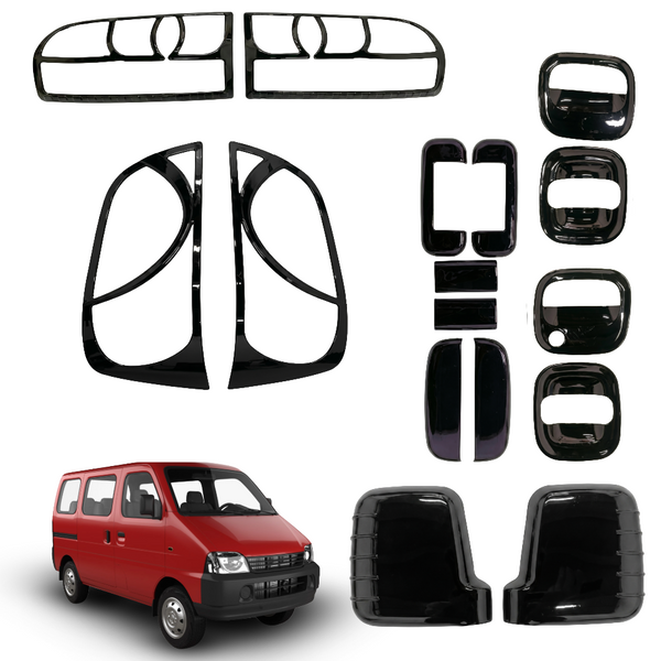 SIPL BSK Black Styling Kits for Eeco | Black Applique Kit Set of 5 Items