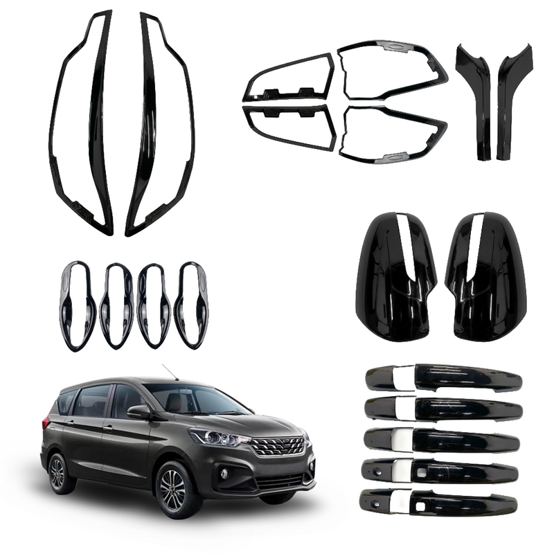 SIPL BSK Black Styling Kit for Suzuki Ertiga 2025 | Premium Car Garnish Kit
