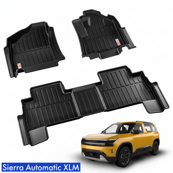 SIPL Tata Sierra Automatic XLM TPE Floor Mats | 3X Coverage