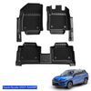 SIPL XLM Grip Car Mats for Toyota Hyryder (2023 Onwards) | 3D TPE Floor Mats